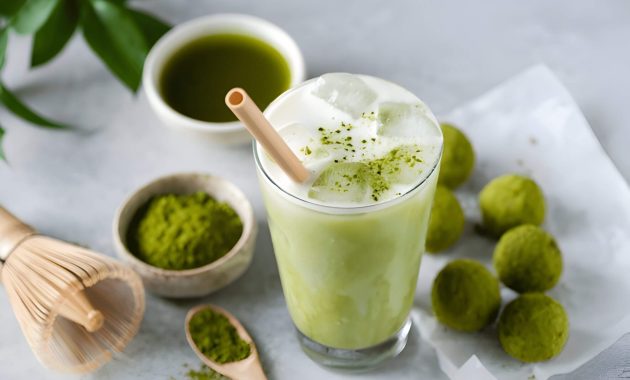 Minuman Green Tea Es Teh Hijau